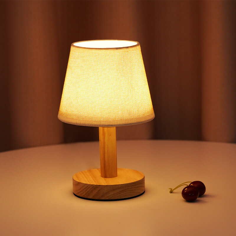 Skanto | Vintage Lin Futteral 1-Lys LED Bordlampe