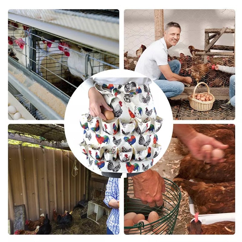 Multi-Lomme Egg Høsting Arbeidsforklær | Skanto