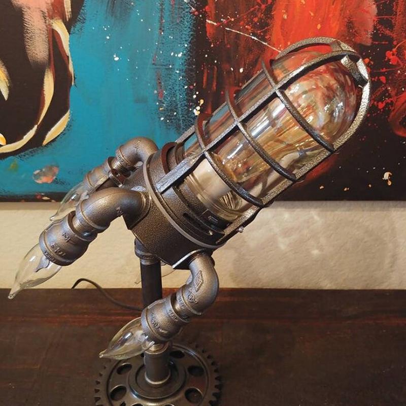 Skanto | Steampunk Raketlampe