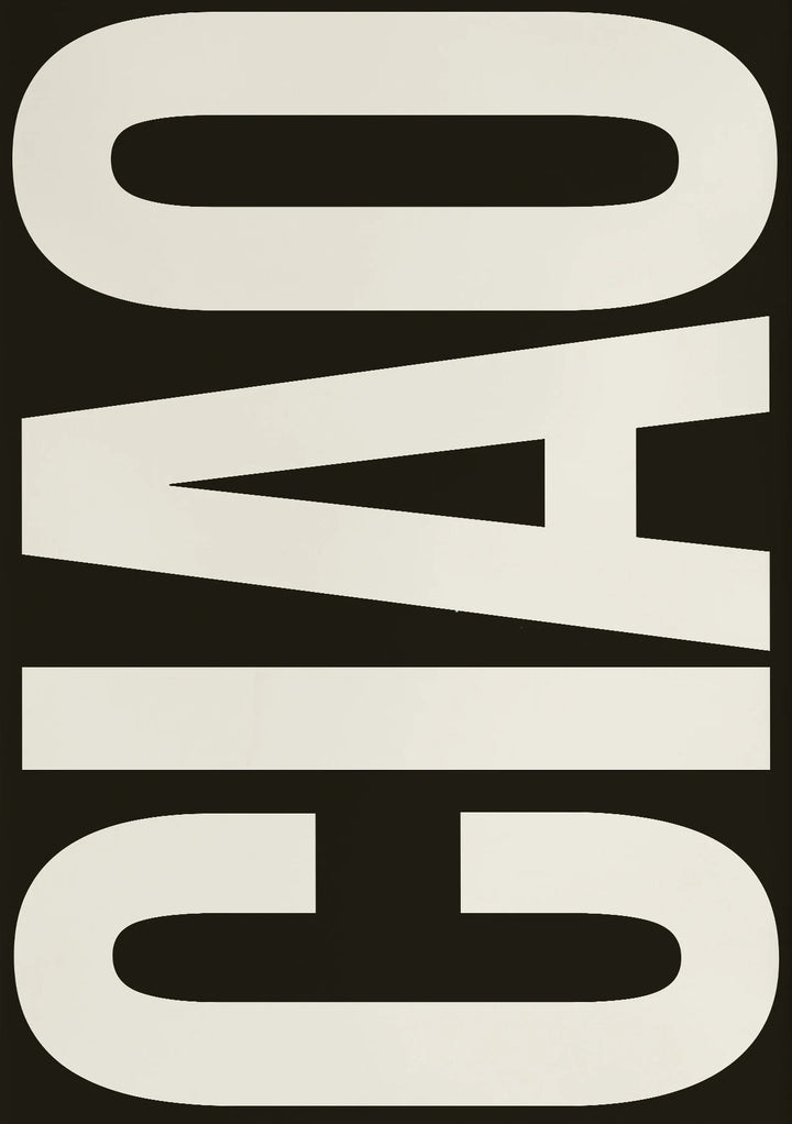 Ciao Plakat Veggkunst Kvalitetslerrettryk Enkle Frasebilder For Stue Soverom Kunst Vesentlige Inspirasjonsord For Moderne Liv | Skanto
