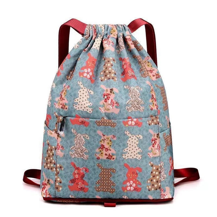 Drawstring skulderveske i etnisk stil | Skanto