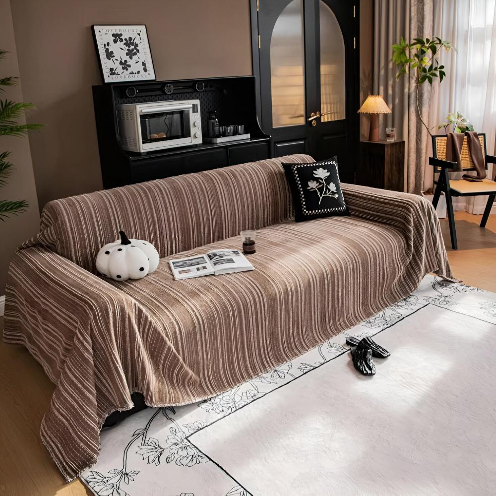 Skanto | Regal Stripes Chenille Sofa Cover