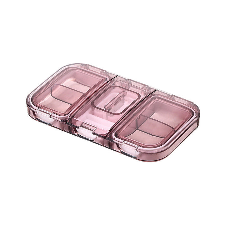 Rektangulær Pill Case Organizer Beholder | Skanto