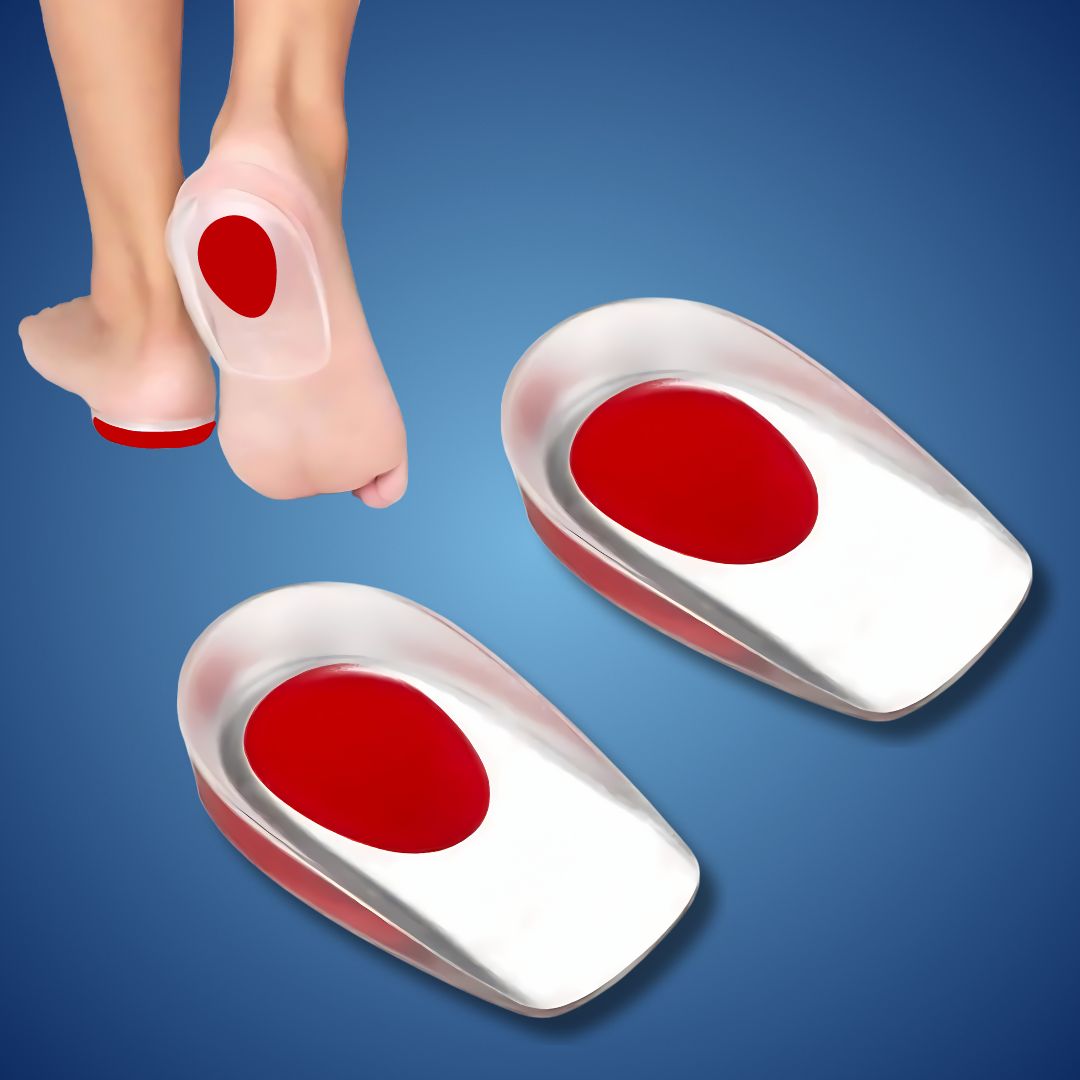 ComfortStep Plantar Heel Cups Gel Pads | Forbedret Demping - for Hæl Smerter Lindring og Fott Problemer Skanto