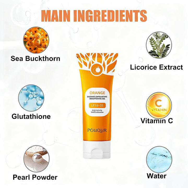 Appelsin-enzym-peeling-gel
