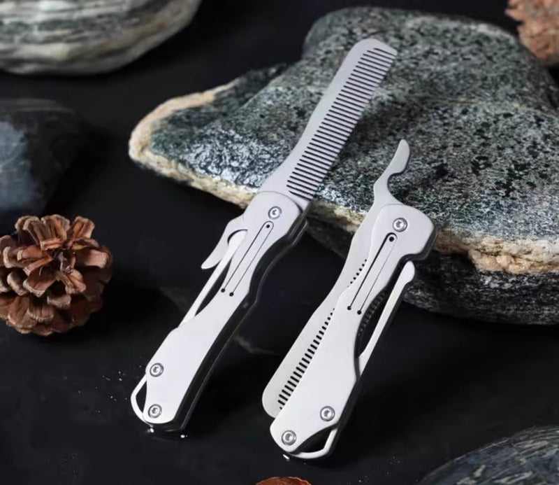 Skanto | Rent Titan Folding Comb - Anti-Statisk Reise Massasje Kam
