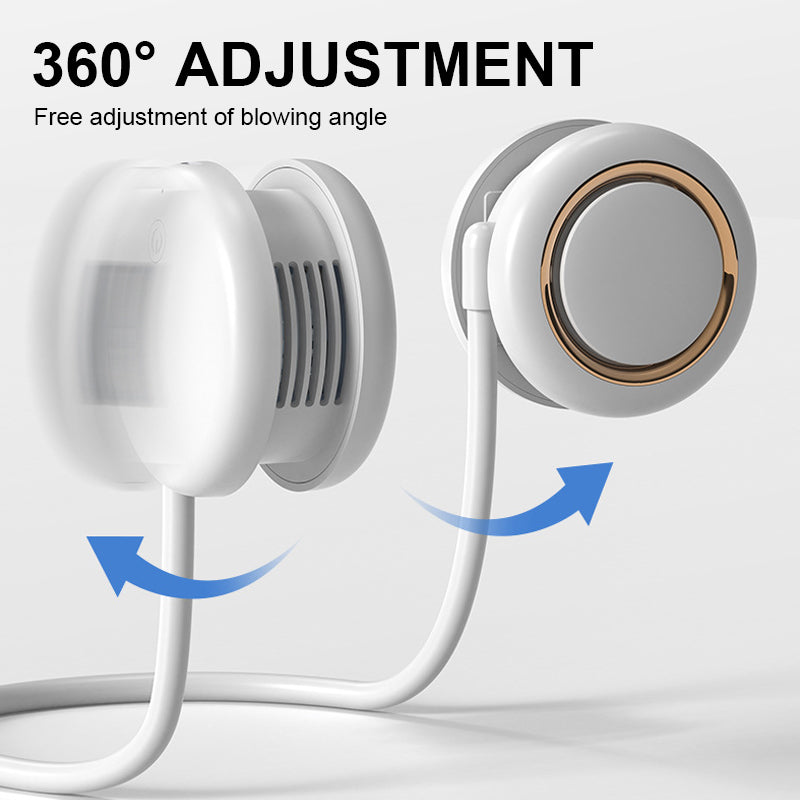 Sammenleggbart USB Mini Bærbar Nakkeventilator | Skanto