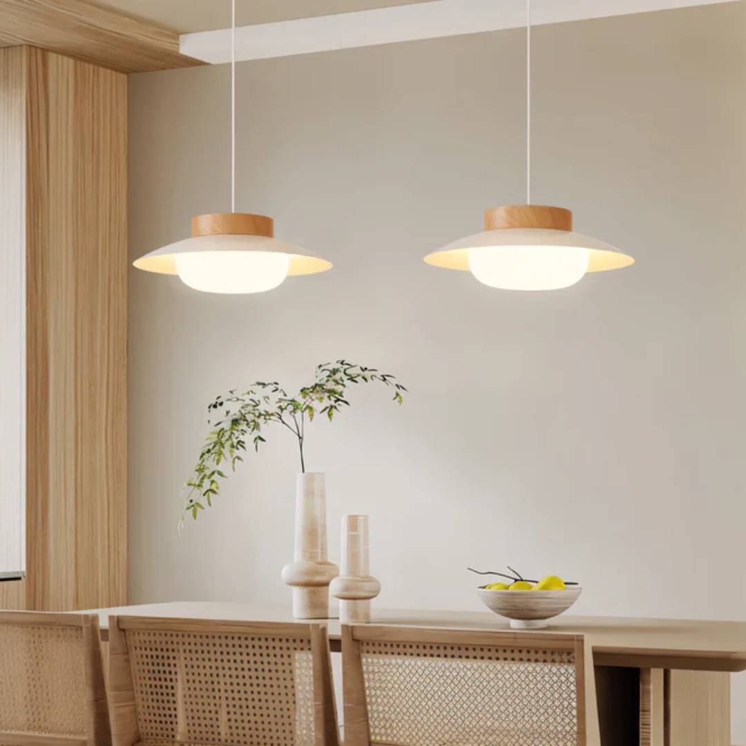 Skanto | Skandinavisk Design Pendellampe for Spisebordet i Krem