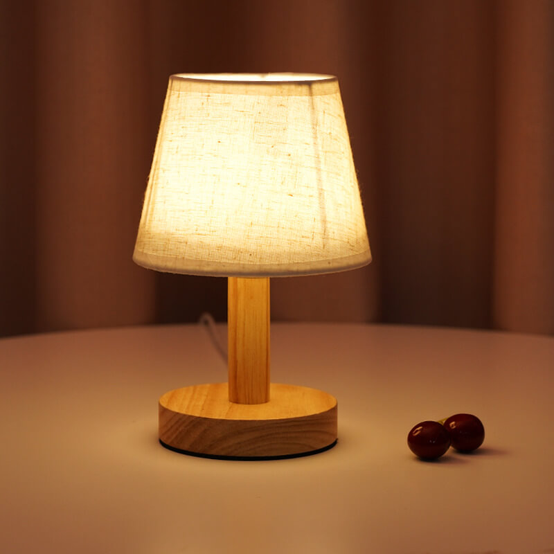Skanto | Vintage Lin Futteral 1-Lys LED Bordlampe