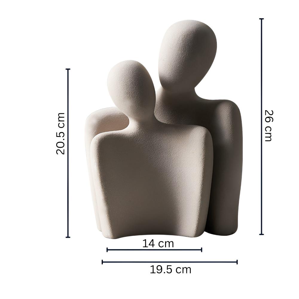 Couple Ceramic Love Figurine | Skanto