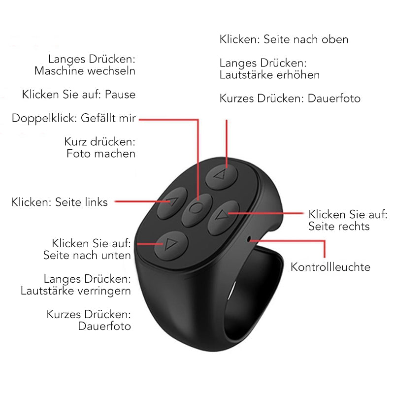 Trådløs Bluetooth-fjernkontroll ved fingertuppene | Skanto