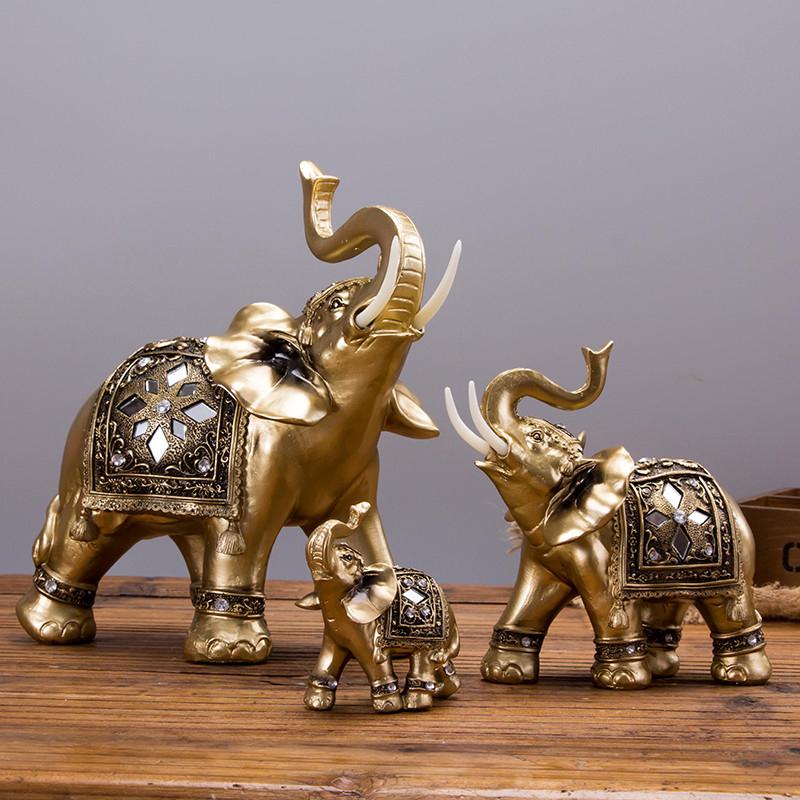 Skanto | Gylden Elefant Statue