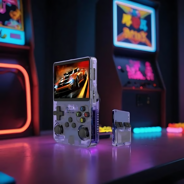 Retro Håndholdt Spillkonsoll med HD Skjerm & USB Lading Skanto