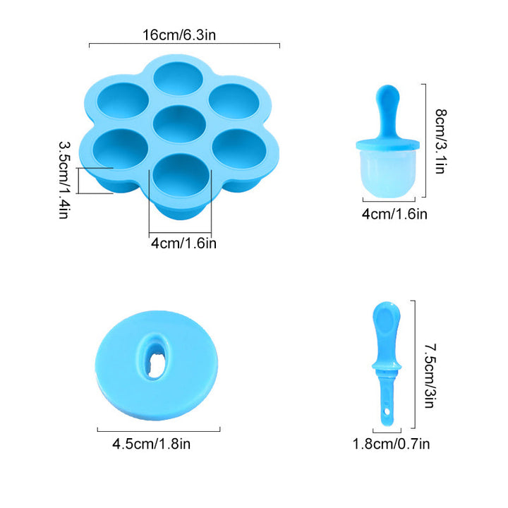 Mini Silikon-Ice form Set | Skanto