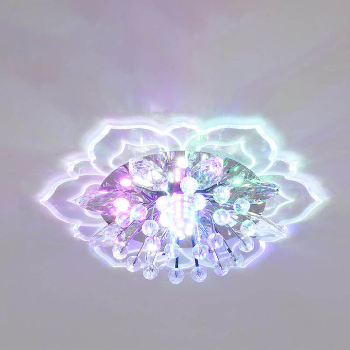 Karnz GlowPetal | LED krystall stift lampe | Blomstform, RGB Fargeveksling & energieffektiv