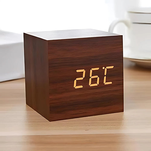 Digital Cube Vekkerklokke | Skanto