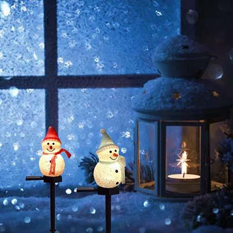 Skanto | Super søt vanntett solenergi snømannlampe