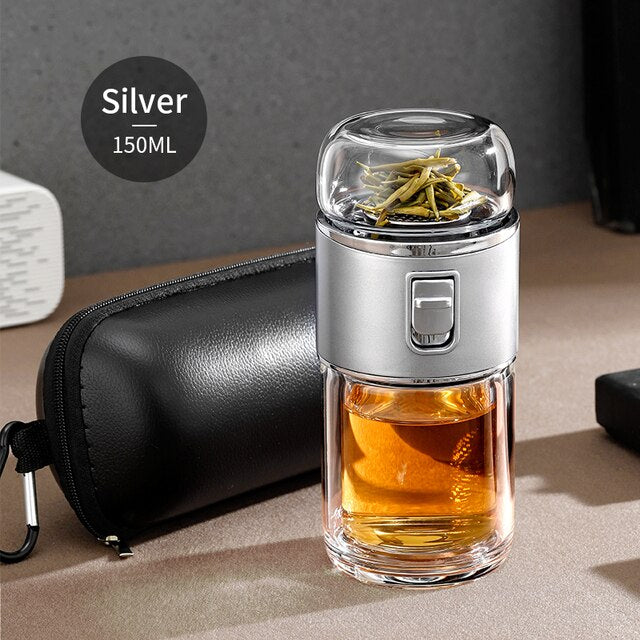 Skanto | Dobbel Glass Te Infuser Termosflaske