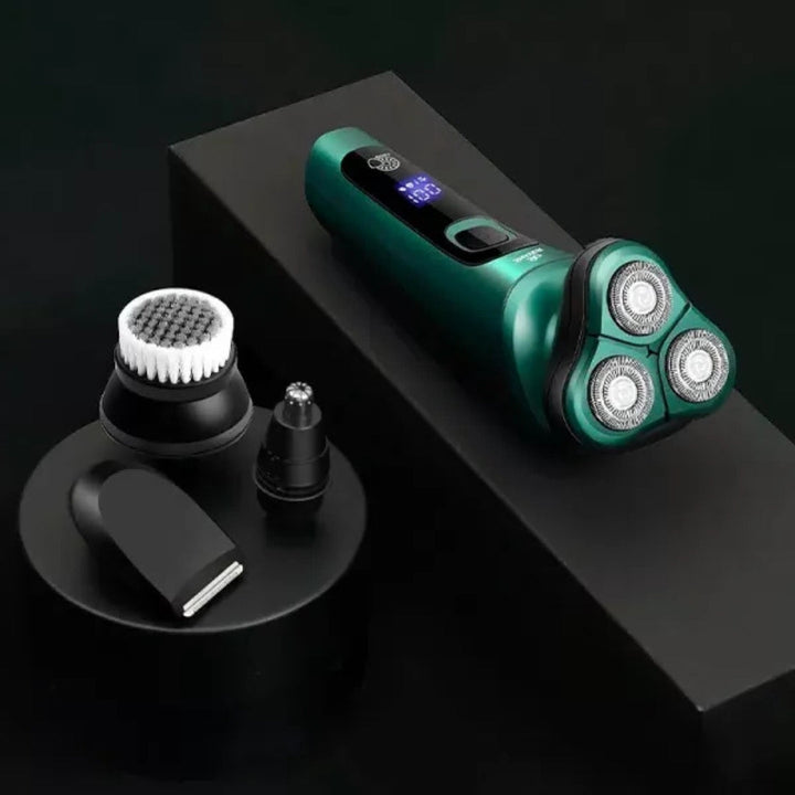 4-i-1 Grooming – Vanntett – LED-skjerm – USB-oppladbar – Fuktig og tørr barbering Skanto
