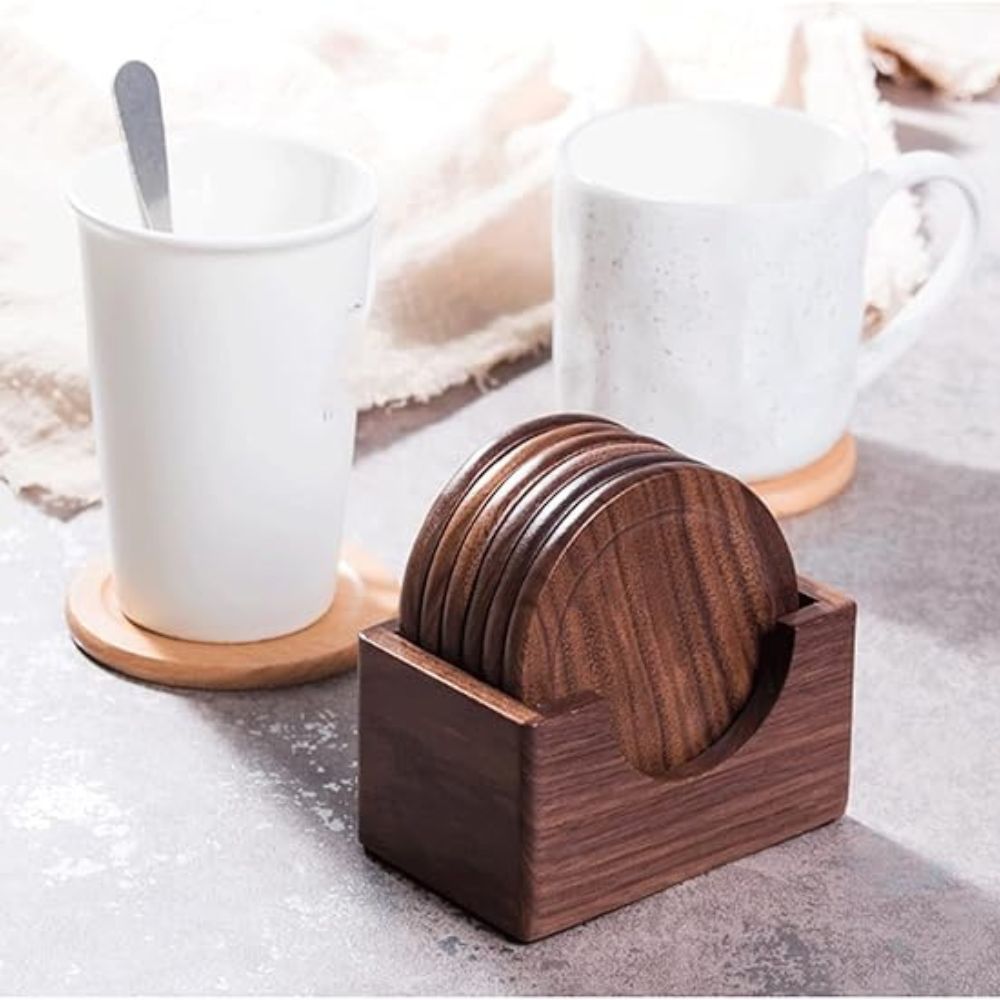 Skanto | Japansk stil tre coasters | 6 deler sett