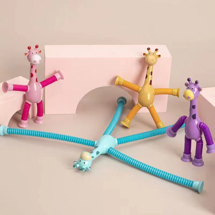 Skanto | Teleskopisk Sugekop Giraff Leketøy