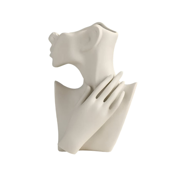 Ansiktsform Keramisk Design Vase Skanto