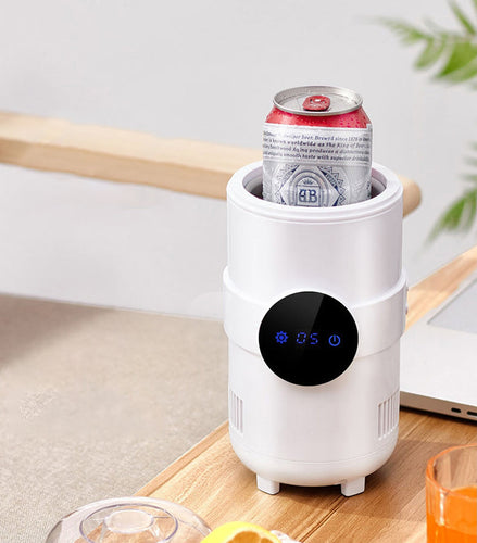 Skanto | Mini & Bærbar Elektrisk Drikke Kjøle- og Varmeholder, 5¬∞C til 55¬∞C, for Øl Melk Te & Mer