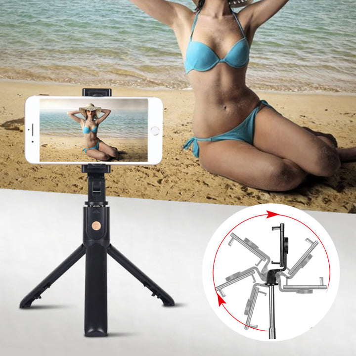 Skanto | Multifunksjonell Trådløs Bluetooth Selfie Stang