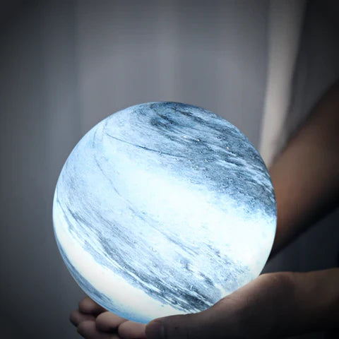 Glass Moon Lamp Skanto
