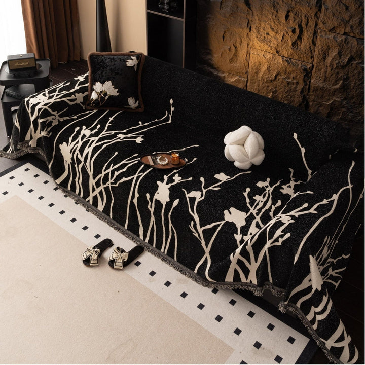 Skanto | Twilight Branches Chenille Sofa Cover