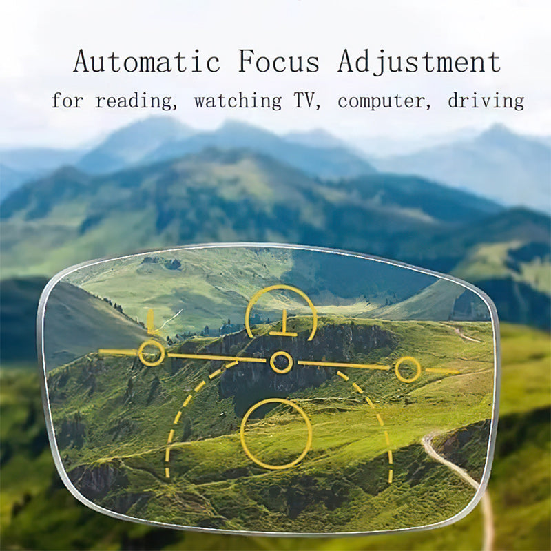 Norvo | 2024 ny høy hardhet anti-blått lys safir lesebriller dobbeltfokus intelligent lesebriller