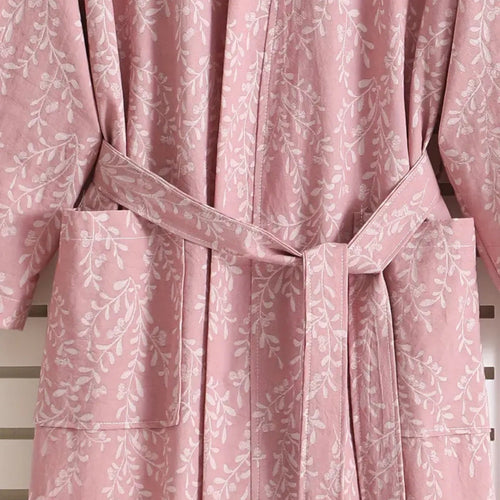 Skanto | Fjærlett Jacquard Bomull Badekåpe