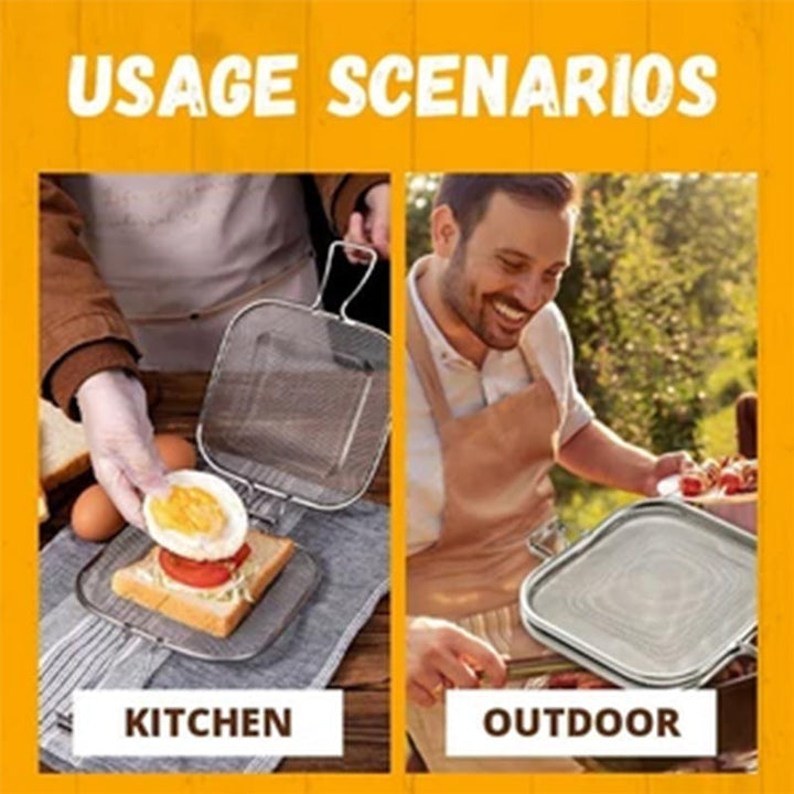 Bærbar Sandwich Riste Rack | Skanto