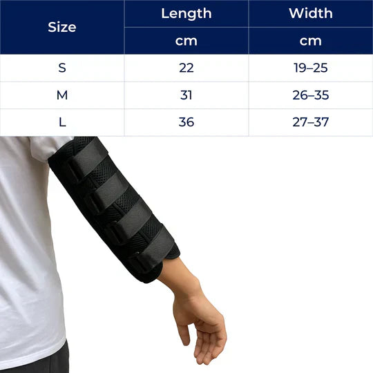 Forebygger ulnar nerve smerte – Pustende myk immobiliser – Søvnkomfort – Raskere gjenopprettingsstøtte Skanto