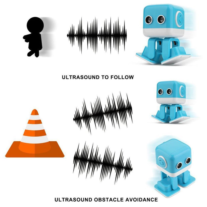 Skanto | RC Robot Cube - Intelligent Dansende Robot Radiokontroll
