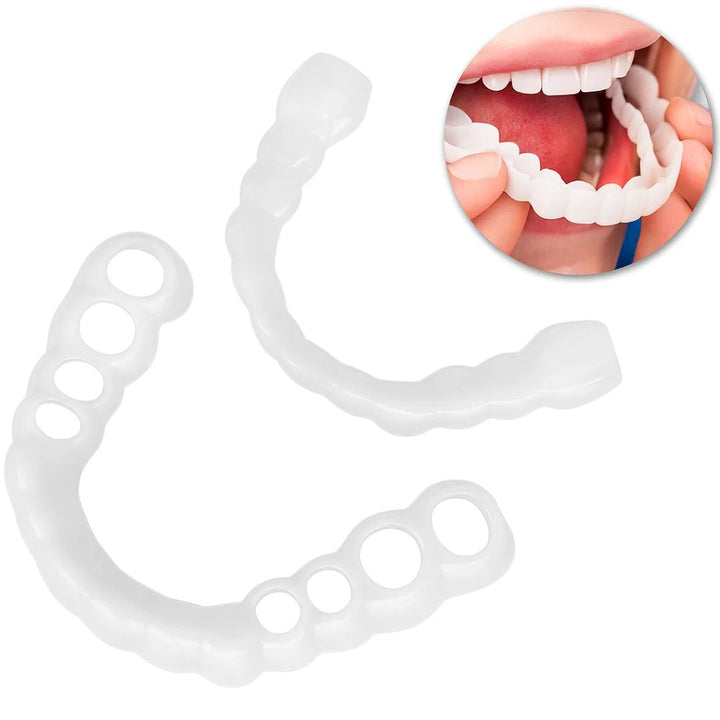 SmileEase | Clip-On Veneers – Umiddelbar Smilforbedring – Ultratynn Design – Ideell for voksne som søker rimelige tannhelse-løsninger Skanto