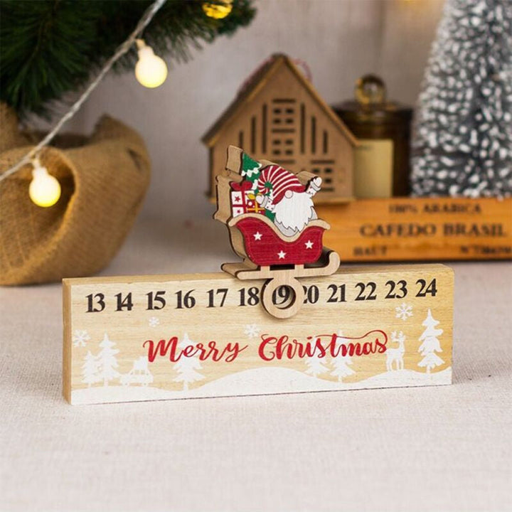 Skanto | God jul Tre mobil julekalender dekorasjon Santa Claus