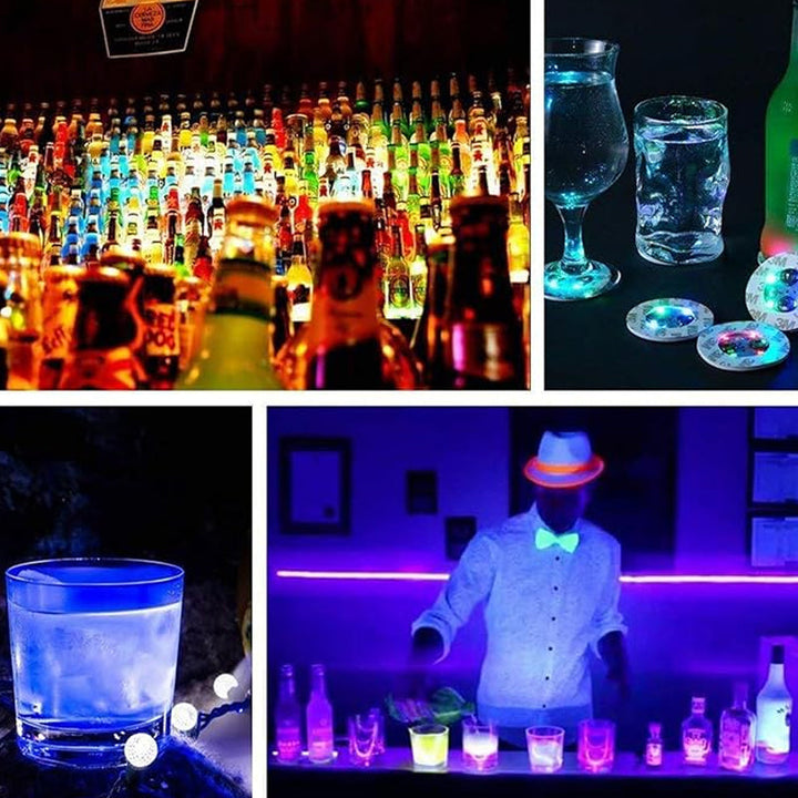 Skanto | LED lysende flaske klistremerker og coasters