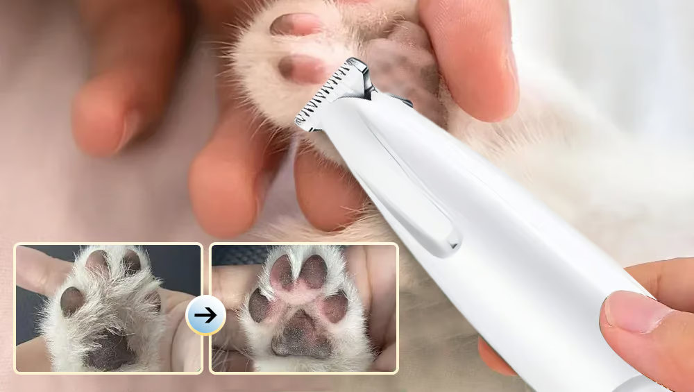 Norvo | Brightpaws | Dyrehårklipper Med LED Lys - Opplys Ditt Kjæledyrpleieopplevelse