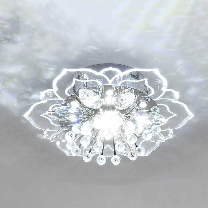 Karnz GlowPetal | LED krystall stift lampe | Blomstform, RGB Fargeveksling & energieffektiv