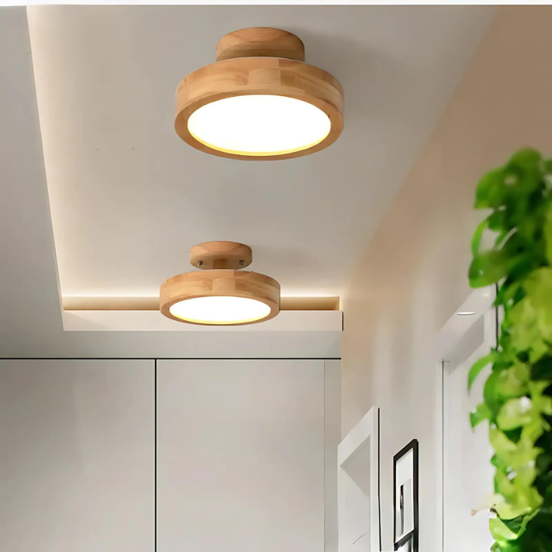 Rund skandinavisk tre taklampe – nordisk eleganse | Skanto