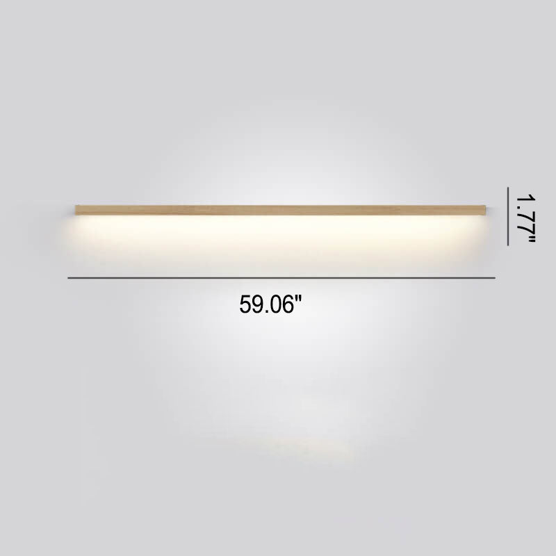 ZenBeam Japansk LED grønnsakslampe | Solid tredesign | Moderne aksentlys
