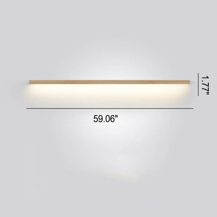 ZenBeam Japansk LED grønnsakslampe | Solid tredesign | Moderne aksentlys