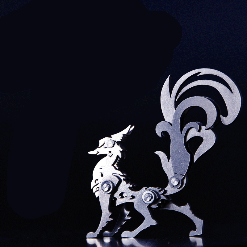 Norvo | DIY Rustfritt Stål 3D Byggeklosser, Beste Gave til Jul, Fødselsdag og Høytider