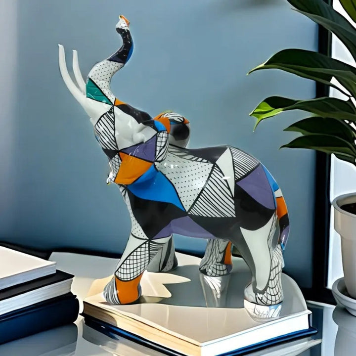 Skanto | Luksuriøs Abstrakt Elefant Figurine