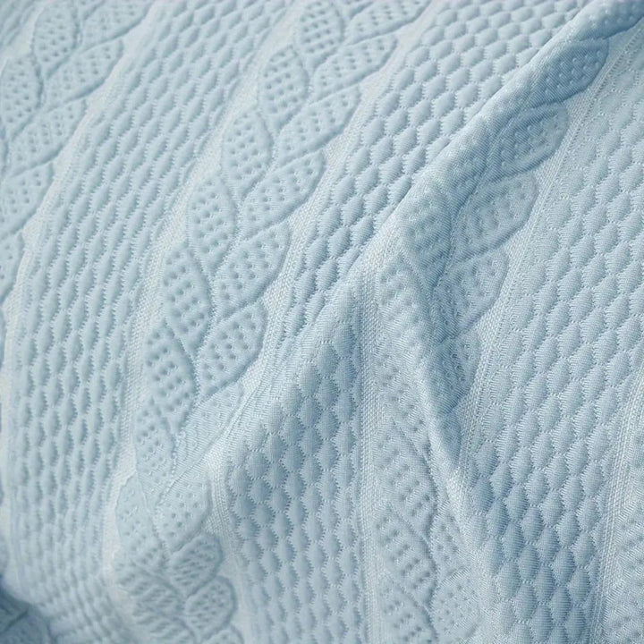 Skanto | Tranquil Plush Leaf Sofa Cover
