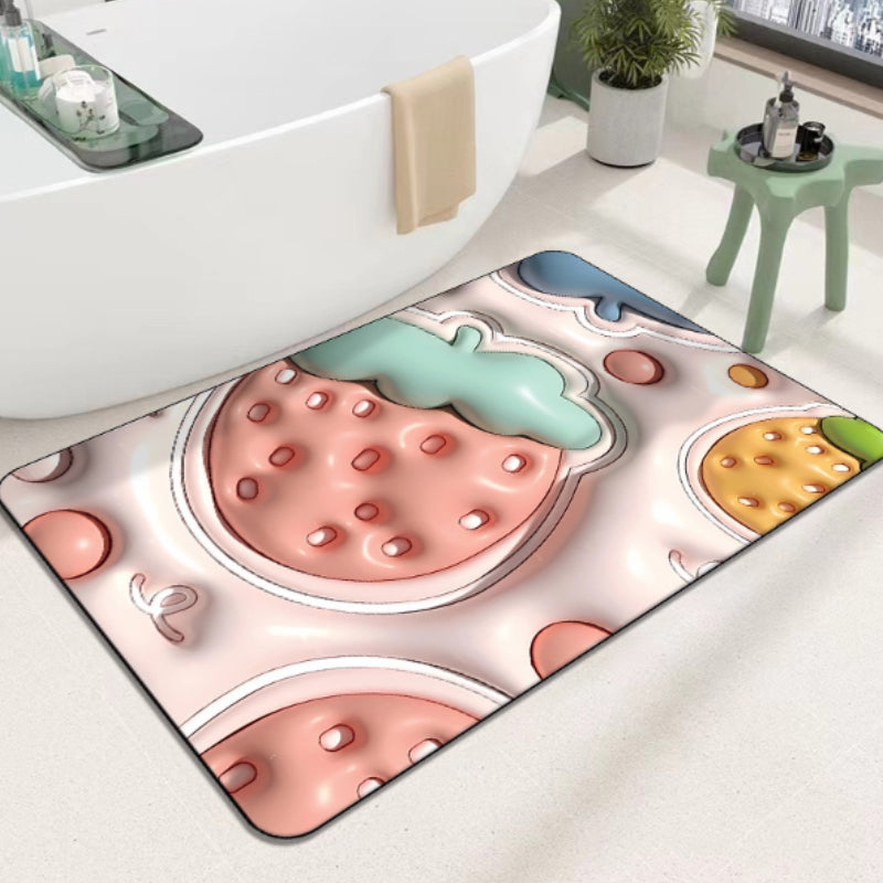 Skanto | 3D blomst myk diatom mudder absorberende gulvmatte