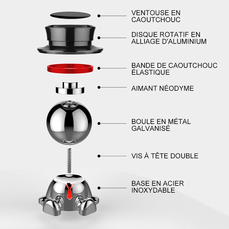 Søt magnetisk roterende 360° telefonholder | Skanto
