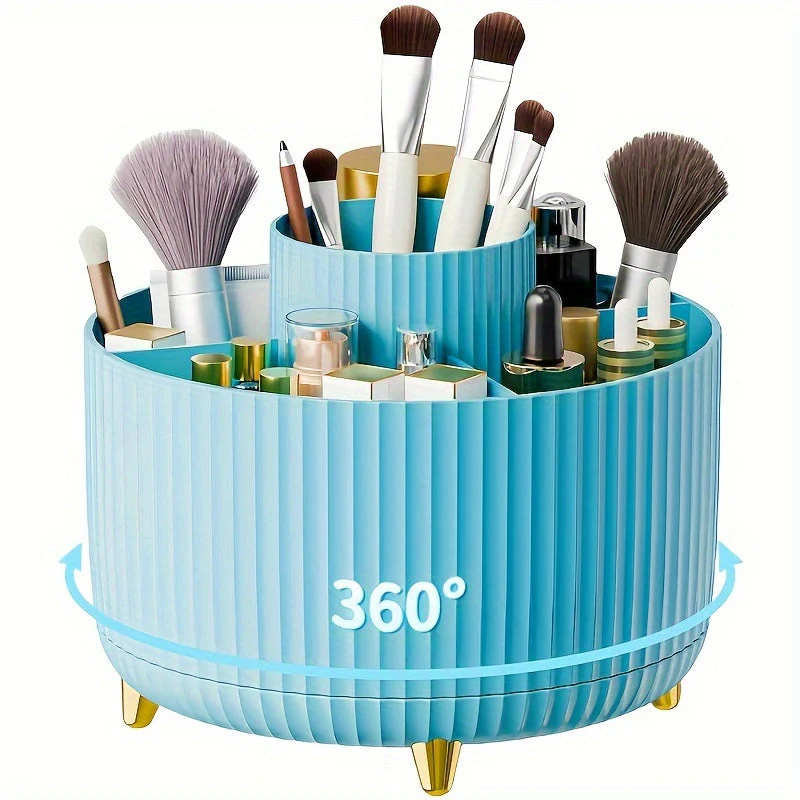 Skanto | Sminkeorganisator | 360° Roterende Oppbevaringshylle for Sminkebord