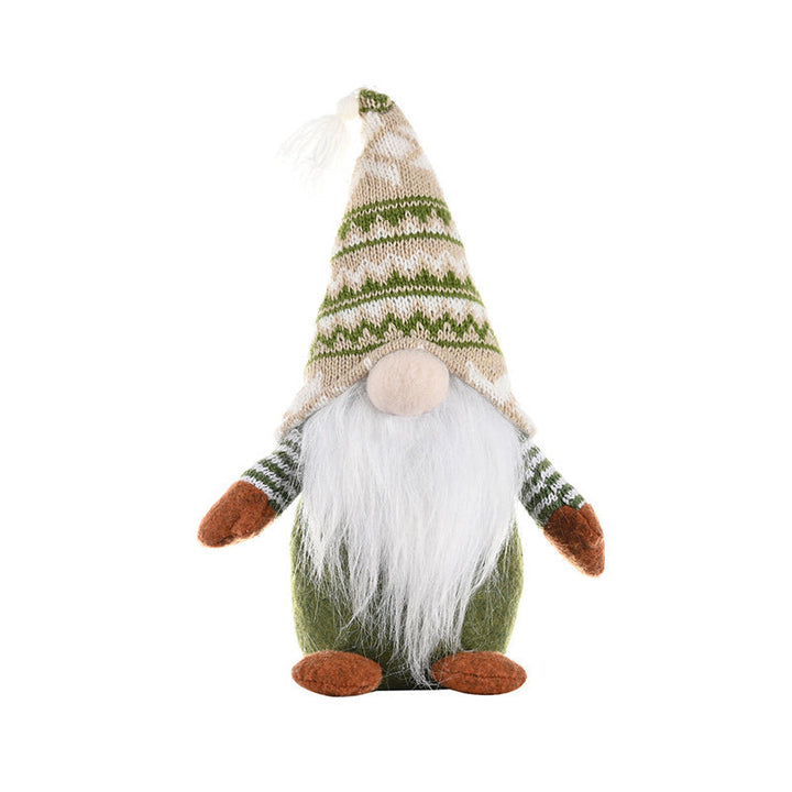 Skanto | Julegrønn Ansiktsløs Gammel Mann Alf Figurine